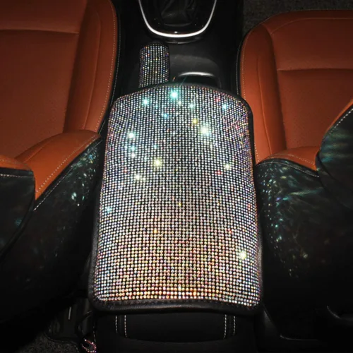 Miniatura 3 de Funda para Consola Central de Coche, Almohadillas para Reposabrazos de Consola, Cojín de Reposabrazos de Coche de Cuero PU, Protector de Almohadilla