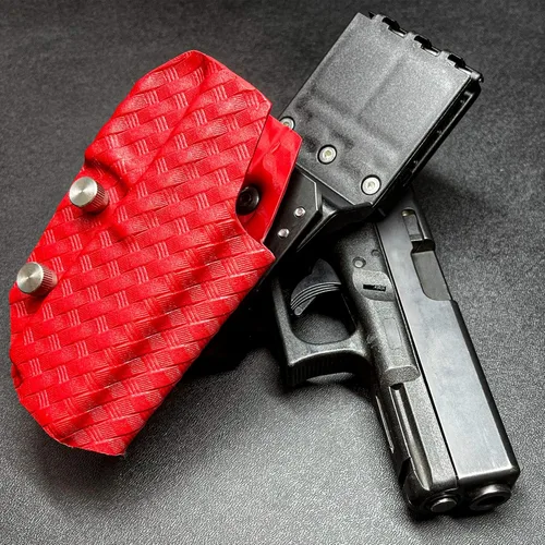Miniatura 6 de Black Scorpion Outdoor Gear Pro Competition Holster OWB Kydex se adapta a Smith y Wesson MP9, MP40 M2.0 5'' 3GUN, IPSC, USPSA, ajustable en todos