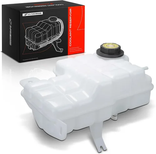 A-Premium Tanque de depósito de desbordamiento de refrigerante con tapa y sensor compatible con Chevrolet Caprice, Impala y Cadillac Fleetwood y