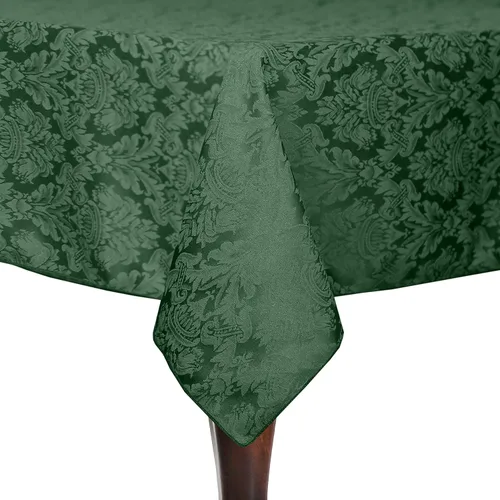 Miniatura 6 de Ultimate Textile Saxony - Mantel rectangular de damasco (60 x 108 pulgadas), color dorado