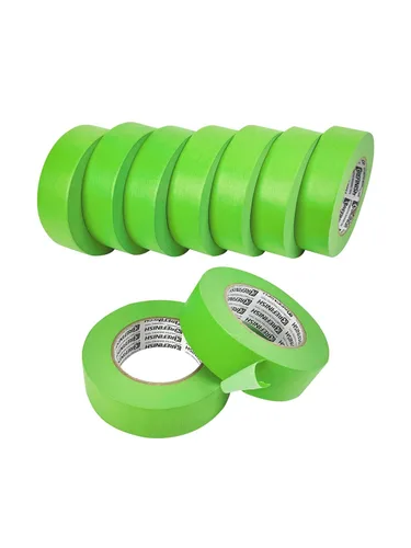 Miniatura 10 de KREFINISH Cinta de pintores - Cinta de enmascarar automotriz verde sin residuos, resistente al calor para cabina de pintura, 1.41 pulgadas x 60