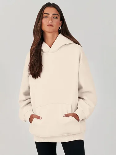 Miniatura 2 de ANRABESS Womens Oversized Hoodies Fleece Sweatshirts Long Sleeve Hooded Pullover Winter Clothes with Pocket