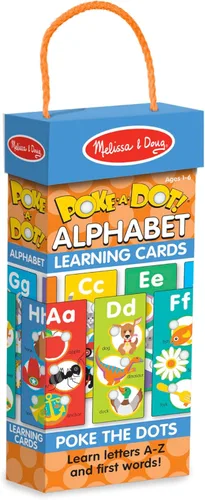 Miniatura 6 de Melissa & Doug Poke-A-Dot - Tarjetas jumbo de aprendizaje del alfabeto