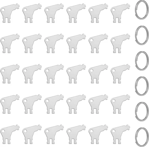 Miniatura 8 de Llave dispensadora de toallas de papel, 15 llaves dispensadoras universales compatibles con dispensadores de toallas de papel y papel higiénico