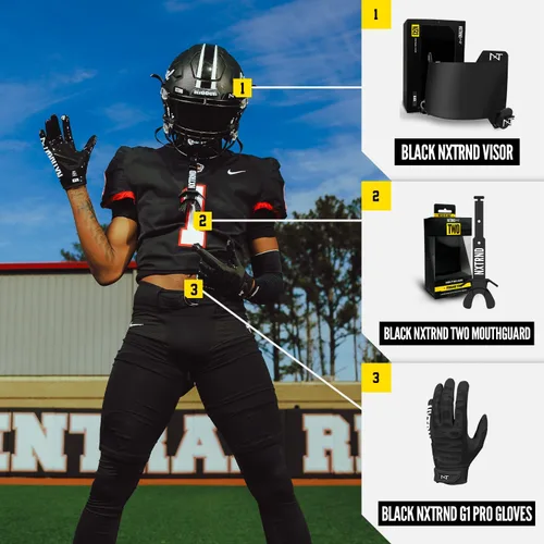 Miniatura 5 de Nxtrnd G1 Pro - Guantes de fútbol americano para hombre, guantes de receptor pegajosos para adultos