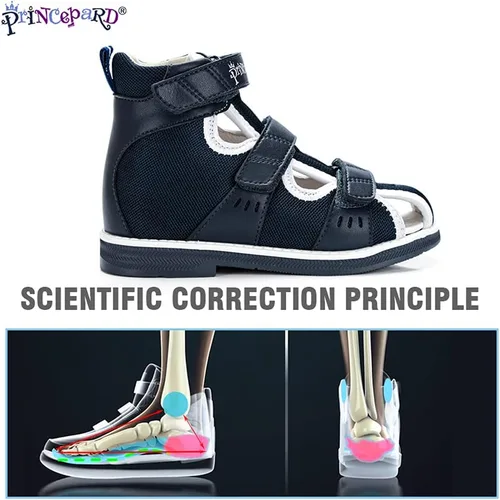 Miniatura 4 de princepard Sandalias ortopédicas para niños y niños, zapatos correctivos de verano para niños y niñas, pies planos o caminar de puntillas, soporte