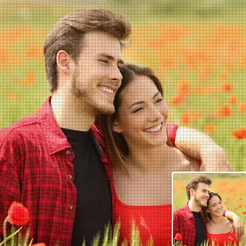 EGUEGU Kits de pintura artística de diamantes personalizados para adultos – Pintura de perforación personalizada 5D para hacer tu propia foto,