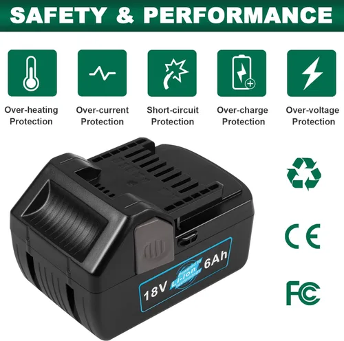 Miniatura 2 de Futurebatt Batería mejorada de 18 V de alto rendimiento para herramientas Hitachi BSL 1830C, BSL 1830, BSL 1815X, BSL 1815S, BSL 1825, 330139 330557