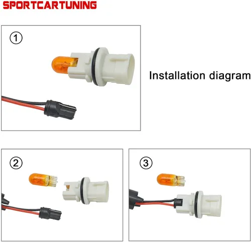 Miniatura 4 de Lente ahumada ámbar Led Fender lateral marcador luz luz de señal de giro para Mini Cooper R50 R52 R53