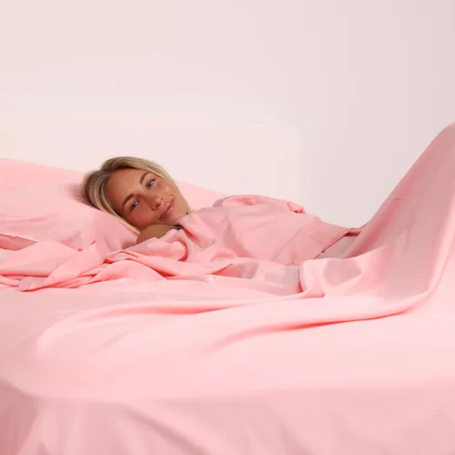 Miniatura 4 de THE LAD COLLECTIVE Juego de ropa de cama 2.0 – Juego de sábanas y fundas de almohada de 4 piezas, mezcla de algodón personalizada, suave, cómodo