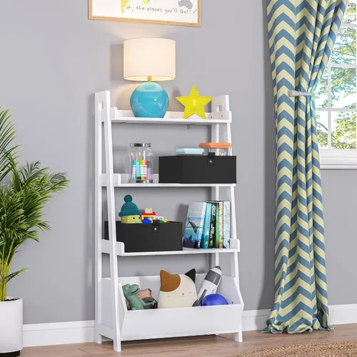Miniatura 8 de RiverRidge Niños 2pc 10.5in. W x 5in. H plegable almacenamiento Bin Set - Negro