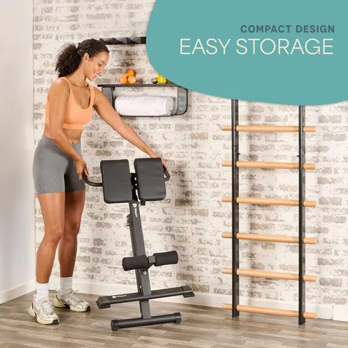 Miniatura 7 de LifePro SculptTrainer Roman Chair with 330 lb Capacity — Incline Adjustable Hyperextension Bench for All-in-One Body Workout — Foldable Home Gym