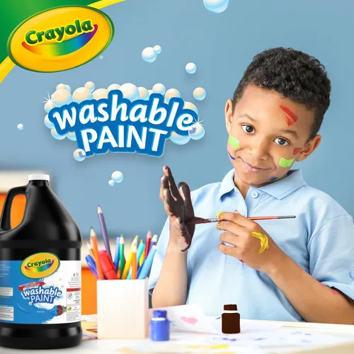 Miniatura 4 de Crayola Pintura lavable número 54-2128-053, GL, Negro