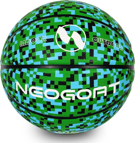 Miniatura 19 de Pelota de baloncesto para niños y jóvenes tamaño 4/5 25.5/27.5", Pelota de baloncesto de goma gruesa y duradera de alto rebote NEOGOAT tamaño 4/5