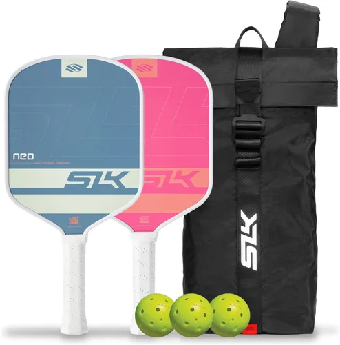 Miniatura 14 de Selkirk Sport SLK - Juego de raquetas de pádel de 2 Diseñadas en los Estados Unidos Elija el juego SLK Neo de grafito, el juego SLK Neo de fibra