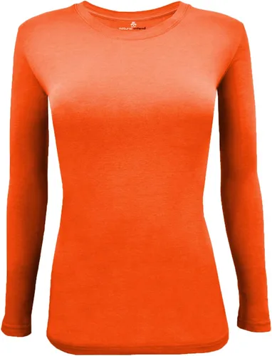 Miniatura 21 de Natural Uniforms Camiseta Under Scrub para mujer, cuello redondo, manga larga, paquete de 3, paquete múltiple de 3