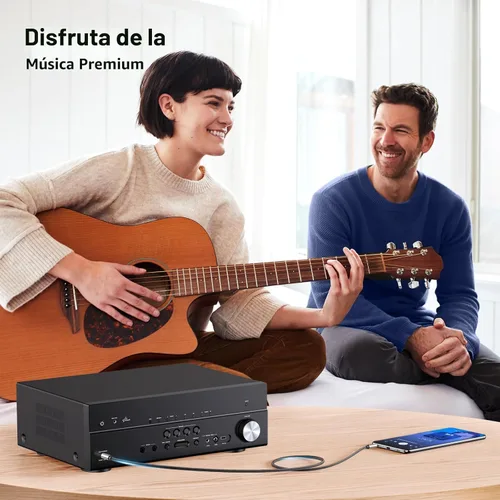 Miniatura 8 de UGREEN Cable estéreo de 3.5mm TRS a 6.35mm 1/4 de pulgada Audio para guitarra a Aux macho con carcasa de aleación de zinc y trenzado de nailon