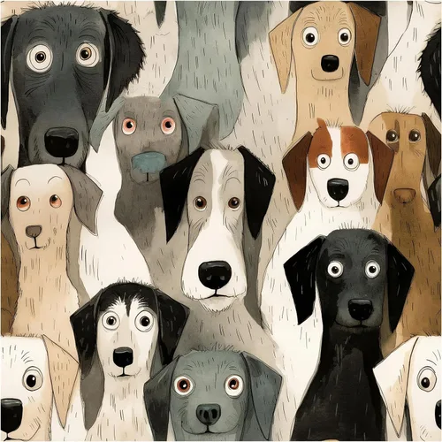 HAOKHOME Papel Tapiz Vintage de Perro Despegable y Adhesivo con Textura Negro Amigable para Inquilinos para Decoración de Baño 17.3 pulgadas x 6.6