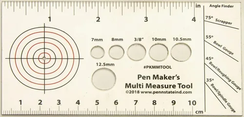 PSI Woodworking Herramienta multimedida 7 en 1 de PKMMTOOL Pen Maker