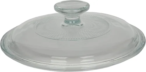 Miniatura 2 de Corningware G-5C - Tapa de vidrio de repuesto redonda acanalada transparente de 1.5 cuartos de galón