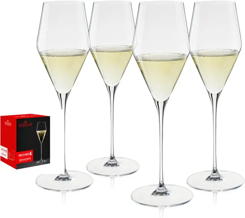 Miniatura 11 de Spiegelau Definition Copas de Vino Bordeaux, Copas de Cristal Transparente para Vino Tinto, Cristalería Elegante con Tallo, Bar en Casa, Fiesta