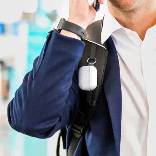 Miniatura 7 de Speck Productos Presidio Clear - Funda para Airpods Pro de 2ª/1ª generación, transparente/plateado brillante