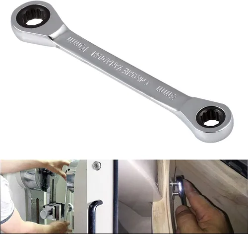 Miniatura 8 de KATUR 1 llave métrica de doble caja, llave de extremo de caja de doble anillo de cromo vanadio, herramientas manuales de reparación de automóviles