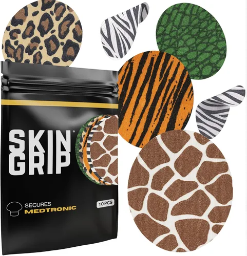 Skin Grip Parches con sensor CGM compatibles con Medtronic Guardian, impermeables y resistentes al sudor durante 10-14 días, cinta adhesiva