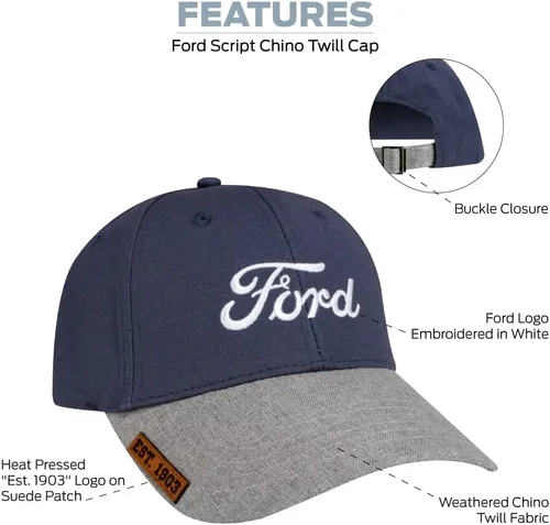 Miniatura 4 de Gorras de béisbol Ford Vintage Script