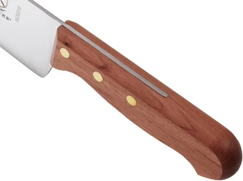 Miniatura 5 de Mercer Culinary Praxis Cuchillo de chef con mango de madera de palisandro, 10 pulgadas, de madera