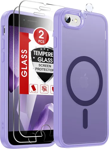 Miniatura 62 de LeYi Funda para iPhone XR: con protector de pantalla X2 + 2 funda para cámara [compatible con MagSafe] Funda protectora magnética i iphoneXR