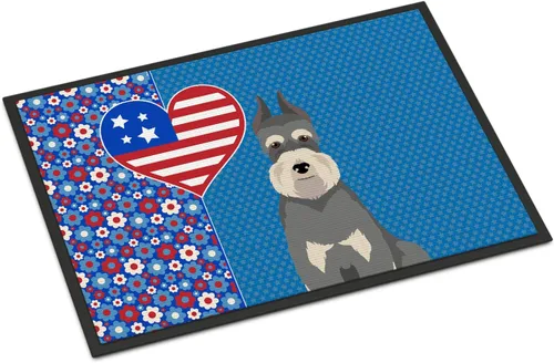 Miniatura 114 de Caroline's Treasures WDK5119JMAT Airedale Terrier USA - Tapete para interiores o exteriores, 24 x 36 pulgadas, tapete para puerta delantera