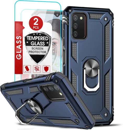 Miniatura 18 de LeYi para Samsung Galaxy A03S Funda de teléfono, Funda Samsung AO3S con [Paquete de 2] Protector de pantalla, [Calidad militar] Funda protectora
