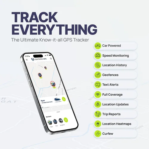 Miniatura 6 de Lightning GPS Rastreador GPS para vehículos 4G con cable fácil – Dispositivo de seguimiento oculto cableado, impermeable, encubierto, seguridad