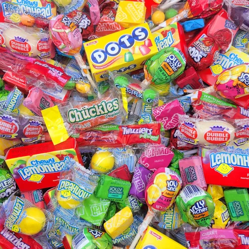 Miniatura 2 de Yummy Chew Paquete surtido de dulces a granel – Surtido de dulces a granel – Bolsas de dulces envueltas individualmente – Mezcla de dulces de piñata