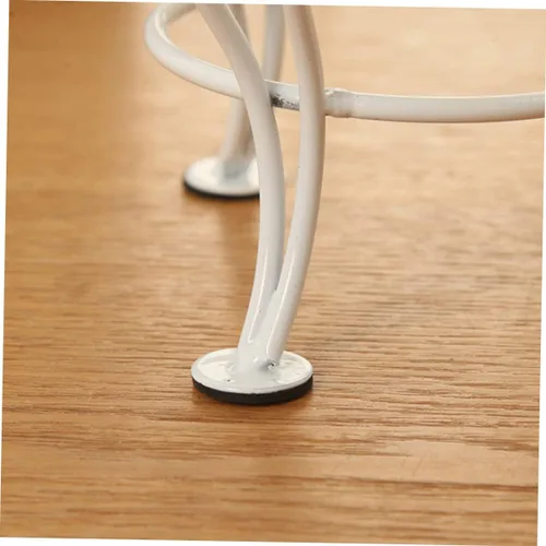 Miniatura 9 de Outanaya Soporte de metal blanco para plantas de interior, para exhibición de suculentas y decoración de balcón, soporte elevado resistente
