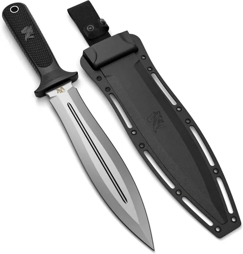 Miniatura 9 de ODENWOLF W-SowCatcher Cuchillo de hoja fija con funda – Cuchillo de caza grande hecho de acero D2 – Cuchillos grandes de hoja fija de doble filo