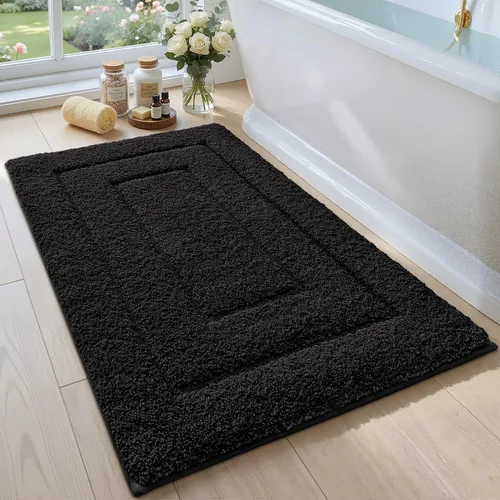 Miniatura 20 de DEXI - Alfombra de baño antideslizante, absorbente, de alta calidad, lavable a máquina, cómoda alfombra para cuarto de baño