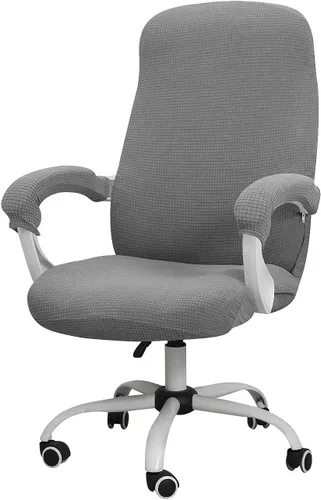 Miniatura 43 de Forcheer - Fundas elásticas para reposabrazos de silla de oficina, resistentes al agua, de Spandex y Jacquard, para sillas de oficina y computadora