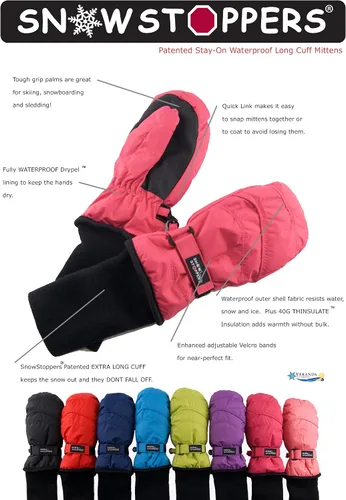 Miniatura 4 de SnowStoppers Manoplas de invierno impermeables para niños