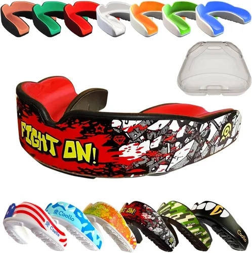 Miniatura 19 de Protector Bucal Hervir y Morder (Jóvenes y Adultos) DA Boquilla Deportiva de Ajuste Personalizado para Fútbol Americano, Hockey, Rugby, Lacrosse
