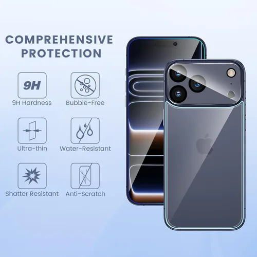 Miniatura 3 de Maxdara Protector de pantalla para iPhone 17 Pro Max (6.9 pulgadas), protector de pantalla trasera para iPhone 17 Pro Max y protector de pantalla
