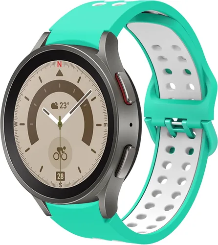 Miniatura 17 de VeveXiao Correa deportiva compatible con Samsung Galaxy Watch 5 Pro de 1.772 pulgadas/Watch 4 Classic 1.654 pulgadas/1.811 pulgadas, sin huecos