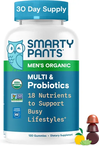 Miniatura 11 de SmartyPants Gomitas multivitamínicas para hombres - Fórmula mejorada: Omega 3 (DHA/EPA), metilfolato, vitamina D3, C, vitamina B12, B6, vitamina A