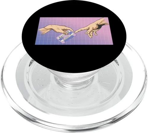 Miniatura 7 de Vaporwave Aesthetic Music audiocassette Synthwave Vaporwave PopSockets Adhesive PopGrip