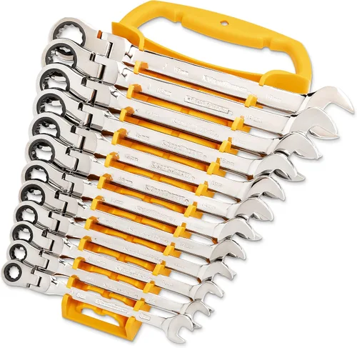 Miniatura 5 de GEARWRENCH Juego de llaves de trinquete combinadas flexibles de 25 piezas, SAE/MM - 86730