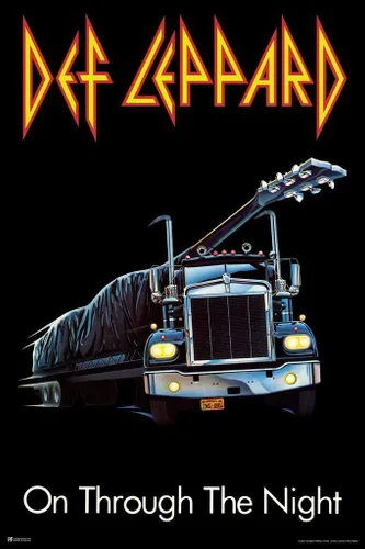 Miniatura 3 de Def Leppard Póster de la banda de rock de los 80, tapiz enmarcado, decoración de pared, impresión artística genial, póster de pared de 12x18