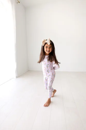 Miniatura 3 de Posh Peanut Conjunto de pijama - Pijama de dos piezas para niñas - Ropa de dormir para niñas pequeñas - Bambú de viscosa suave - Fácil cuidado