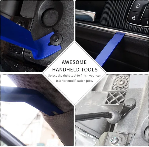 Miniatura 8 de Kit de herramientas de extracción de moldura automática, 15 piezas, herramientas de extracción de panel de automóvil, kit de ajuste interior, kit