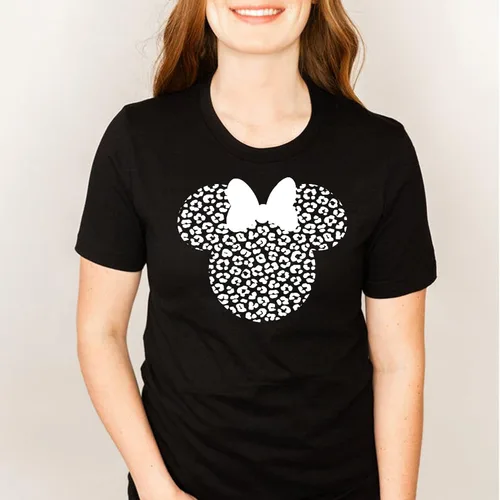 Miniatura 2 de Leopardo, Minnie Camisa, Cheetah Minnie Camisa, Animal Kingdom, Camisa Safari Casual Manga Corta Camisa